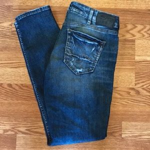 SILVER JEANS WOMEN’S SAM BOYFRIEND JEANS, SIZE 30.